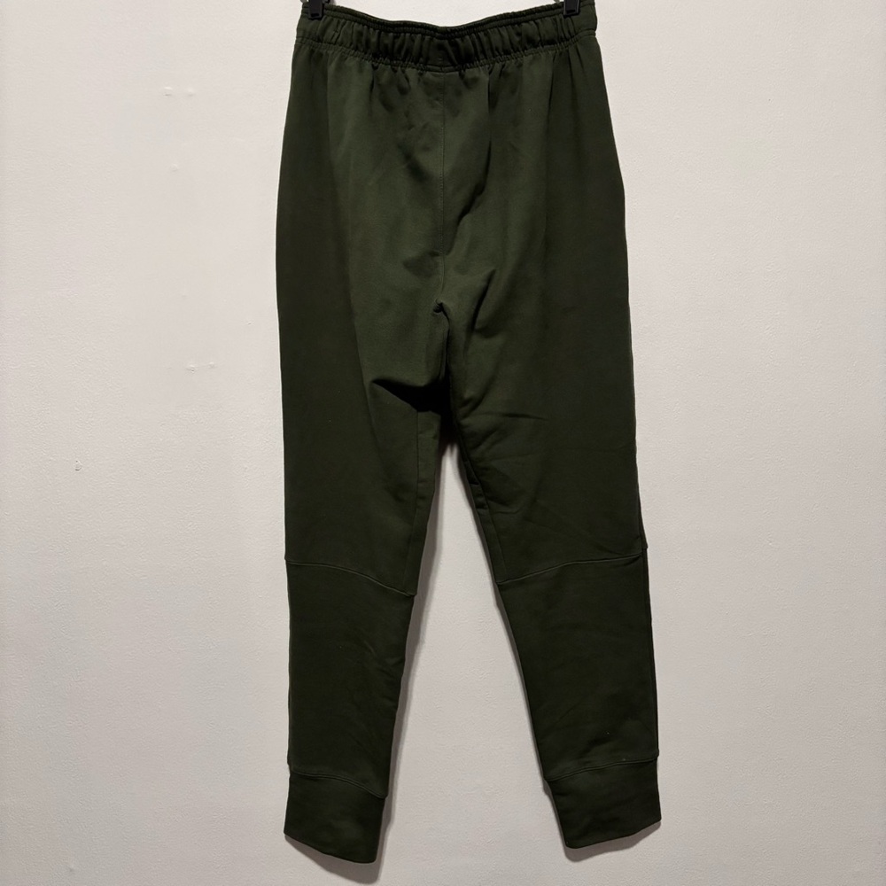 🆒 Reebok Men's Olive Green Drawstring Joggers with Black Accents - Picture 5 of 9
